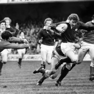 Wales vs Scotland 1982 Print, Cardiff Arms Park Wales vs Scotland 1982 Print, Cardiff Arms Park