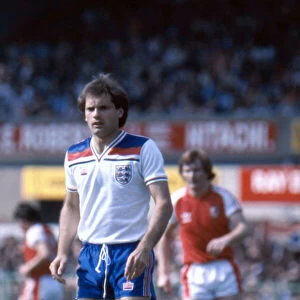 Wales 4-1 England, International match, 17th May 1980. Ray Wilkins pictured for England