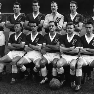 Wales Starting XI v Scotland, Ninian Park, Cardiff, Saturday 18th October 1958 Wales Starting XI v Scotland, Ninian Park, Cardiff, Saturday 18th October 1958