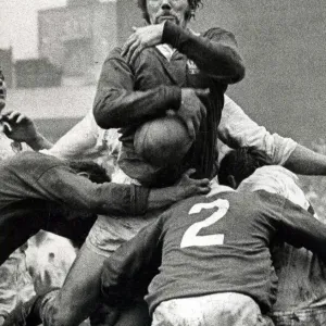 Wales v England, Cardiff Arms Park, 16th January 1971. Mike Roberts Wales v England, Cardiff Arms Park, 16th January 1971. Mike Roberts