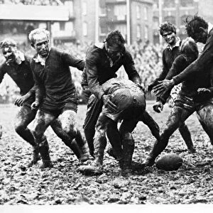 Wales v Scotland - 1966 - Rugby Mud, mud, glorious mud