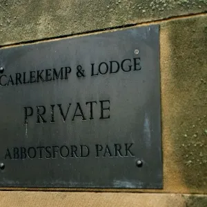 Carlekemp and Lodge Private Abbotsford Park Print