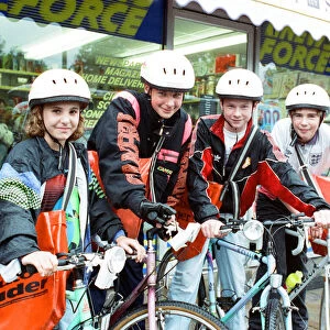 If you want to get ahead... four Examiner newspaper deliverers have won cycling safety