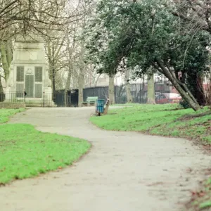 The War Memorial, Thornaby 13th January 1998. Thornaby Walks Feature