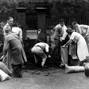Wartime preparations at the Dental Hospital in Newcastle when students took part in a Wartime preparations at the Dental Hospital in Newcastle when students took part in a