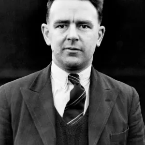Warwickshire County Cricket Club Secretary Leslie Deakins Print Circa 1950 Warwickshire County Cricket Club Secretary Leslie Deakins Print Circa 1950