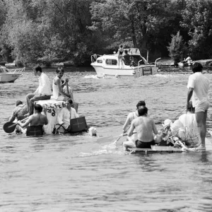 Water Carnival, River Thames, Reading, June 1980 Water Carnival, River Thames, Reading, June 1980