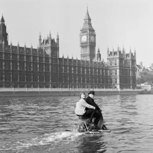 Water scootering... back to the office after lunch? It was skipper Water scootering... back to the office after lunch? It was skipper
