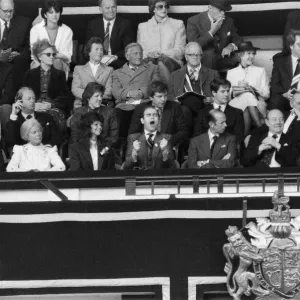 Elton John at 1984 FA Cup Final Print Elton John at 1984 FA Cup Final Print
