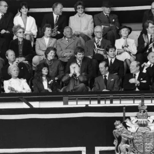 Watford chairman Elton John pictured watching the 1984 FA Cup Final at Wembley Stadium Watford chairman Elton John pictured watching the 1984 FA Cup Final at Wembley Stadium