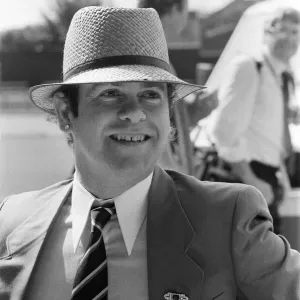 Elton John with Watford FC Team 1982 Print Elton John with Watford FC Team 1982 Print