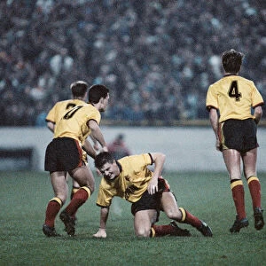Watford v Newcastle United, FA Cup 3rd round replay, final score 2-2. 10th January 1989