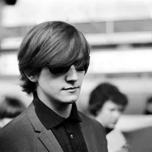 Wayne Fontana with The Mindbenders, boarding a plane, 21st April 1965 Wayne Fontana with The Mindbenders, boarding a plane, 21st April 1965