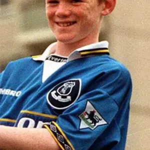 Wayne Rooney Print at 12 Years Old Signed by Everton Wayne Rooney Print at 12 Years Old Signed by Everton