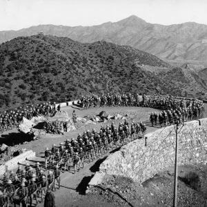 Northampton Regiment in Afghanistan, 1936 Print