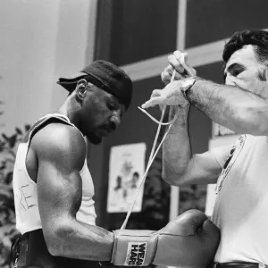 Marvin Hagler Training Print, 28th October 1982