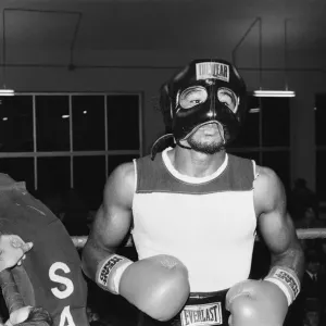 WBC and WBA world champion Marvin Hagler training for his sixth defence of his world WBC and WBA world champion Marvin Hagler training for his sixth defence of his world