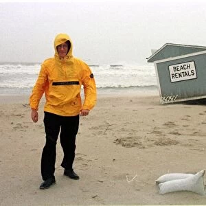 Weather Hurricane Floyd USA September 1999 Andy Lines on the Florida coast at Coco