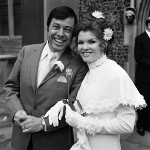 The wedding of actor Bill Treacher and actress Katherine Kessey held at St Leonard The wedding of actor Bill Treacher and actress Katherine Kessey held at St Leonard