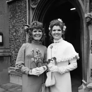 The wedding of actor Bill Treacher and actress Katherine Kessey held at St Leonard The wedding of actor Bill Treacher and actress Katherine Kessey held at St Leonard