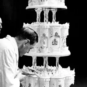 Wedding cake made by Mr Schul for Princess Elizabeth Wedding cake made by Mr Schul for Princess Elizabeth