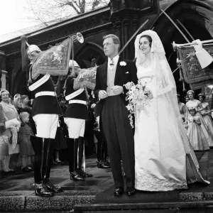 Captain Richard Abel Smith and Marcia Kendrew Wedding Print, 28th April 1960 Captain Richard Abel Smith and Marcia Kendrew Wedding Print, 28th April 1960