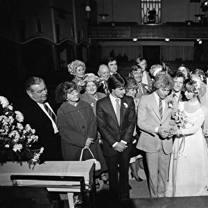 The wedding of Coronation Streets Brian Tilsley and Gail Potter