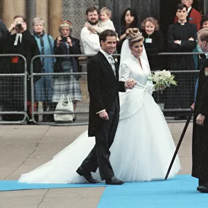 The Wedding of David Armstrong-Jones, Viscount Linley, to Serena Stanhope