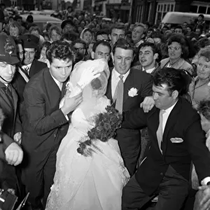 The wedding of Donella Webb, sister of Cliff Richard. Cliff