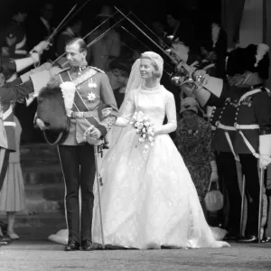 The wedding of the Duke and Duchess of Kent June 1961 The Duke of Kent