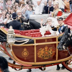 The wedding of HRH Prince Charles, The Prince of Wales, to Lady Diana Spencer The wedding of HRH Prince Charles, The Prince of Wales, to Lady Diana Spencer