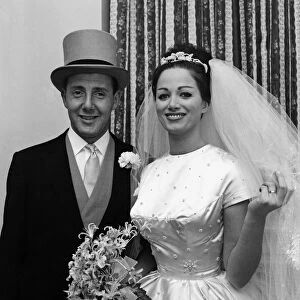 The wedding of Jackie Collins and Wallace Austin at Grosvenor House. 13th December 1960