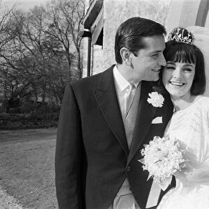 The wedding of John Kennedy to model Paula Noble. They are married at St James
