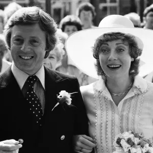 Michael Aspel and Elizabeth Power Wedding Print 1977