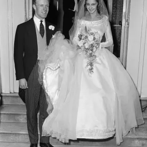 The Wedding of Jane Sheffield and Jocelyn Stevens Print 14th June 1956 The Wedding of Jane Sheffield and Jocelyn Stevens Print 14th June 1956