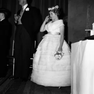 The wedding of Pamela Mountbatten and David Hicks at Romsey Abbey, Hampshire The wedding of Pamela Mountbatten and David Hicks at Romsey Abbey, Hampshire