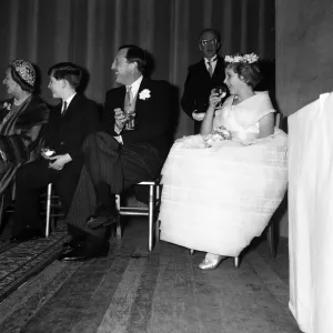 The wedding of Pamela Mountbatten and David Hicks at Romsey Abbey, Hampshire The wedding of Pamela Mountbatten and David Hicks at Romsey Abbey, Hampshire