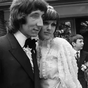 Pete Townshend and Karen Astley Wedding Print, 20th May 1968 Pete Townshend and Karen Astley Wedding Print, 20th May 1968