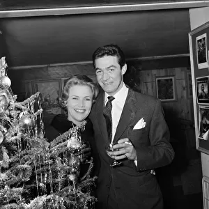 The wedding reception of of Honor Blackman and Maurice Kaufman held at a Chelsea club