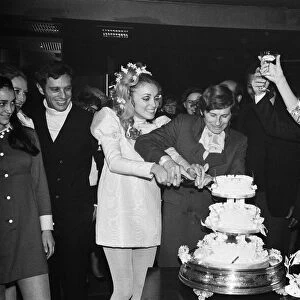 Wedding reception of Polish film director Roman Polanski and his bride