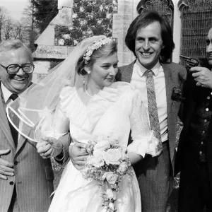 Spike Milligan at Sile's Wedding Print 1984