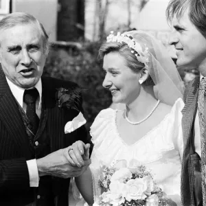 The wedding of Spike Milligans daughter Sile to Willie White