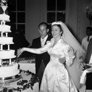 The wedding of Stirling Moss and Katie Molson at St Peters Church, Eaton Square