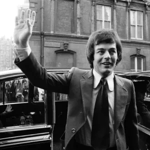 The wedding of Tony Blackburn and Tessa Wyatt at Caxton Hall, London. The Groom arrives The wedding of Tony Blackburn and Tessa Wyatt at Caxton Hall, London. The Groom arrives