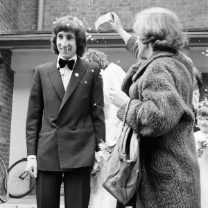 Pete Townshend and Karen Astley Wedding Print, 20th May 1968 Pete Townshend and Karen Astley Wedding Print, 20th May 1968
