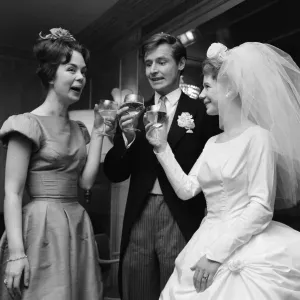 William Roache and Anna Cropper's 1961 Wedding Print