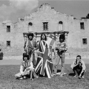 On Wednesday 4 June 1975 The Rolling Stones did a photo shoot at the Alamo, San Antonio