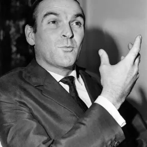 Welsh actor Stanley Baker, April 1964. Star of Zulu Welsh actor Stanley Baker, April 1964. Star of Zulu