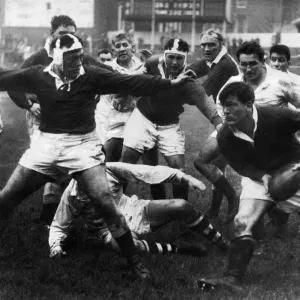 Bryn Meredith in Action Print circa 1960