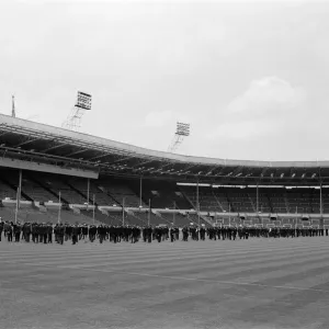 Wembley Stadium Rehearsal Print - 10th July 1966 Wembley Stadium Rehearsal Print - 10th July 1966